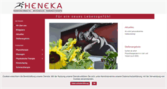 Desktop Screenshot of praxis-heneka.de